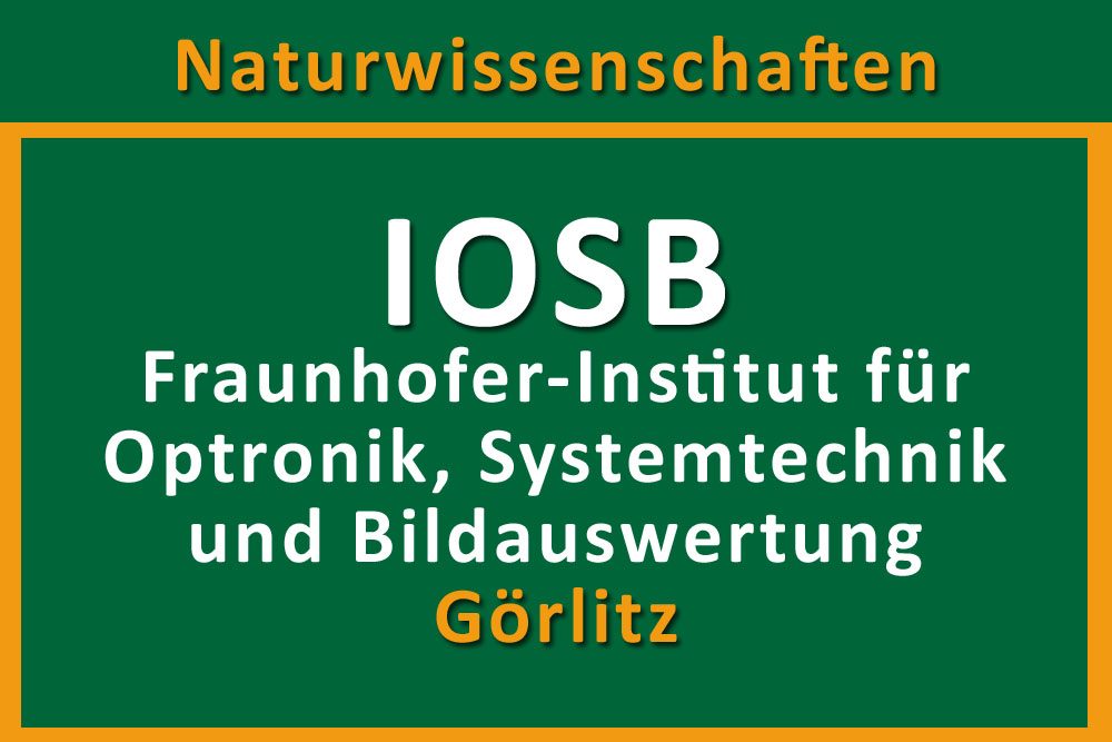 Naturwissenschaften im Jobkompass IOSB Görlitz